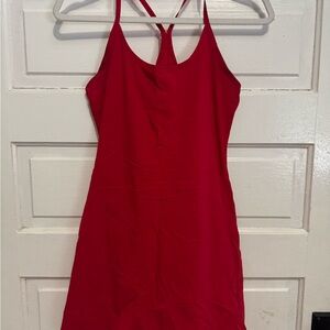 Red Outdoor Voices Exercise Dress